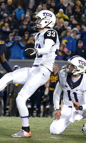 Oberkrom's field goal lifts TCU past WVU